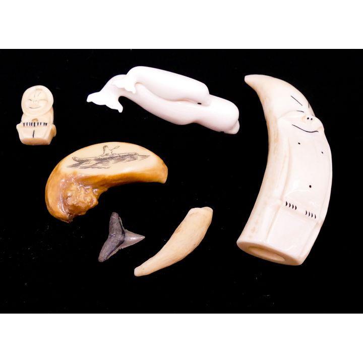 Box Alaska Scrimshawed Billiken Etc- 1 to 4''