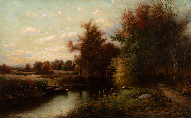 George W. Waters
(American, 1832-1912)
By the Mill Stream, 1885