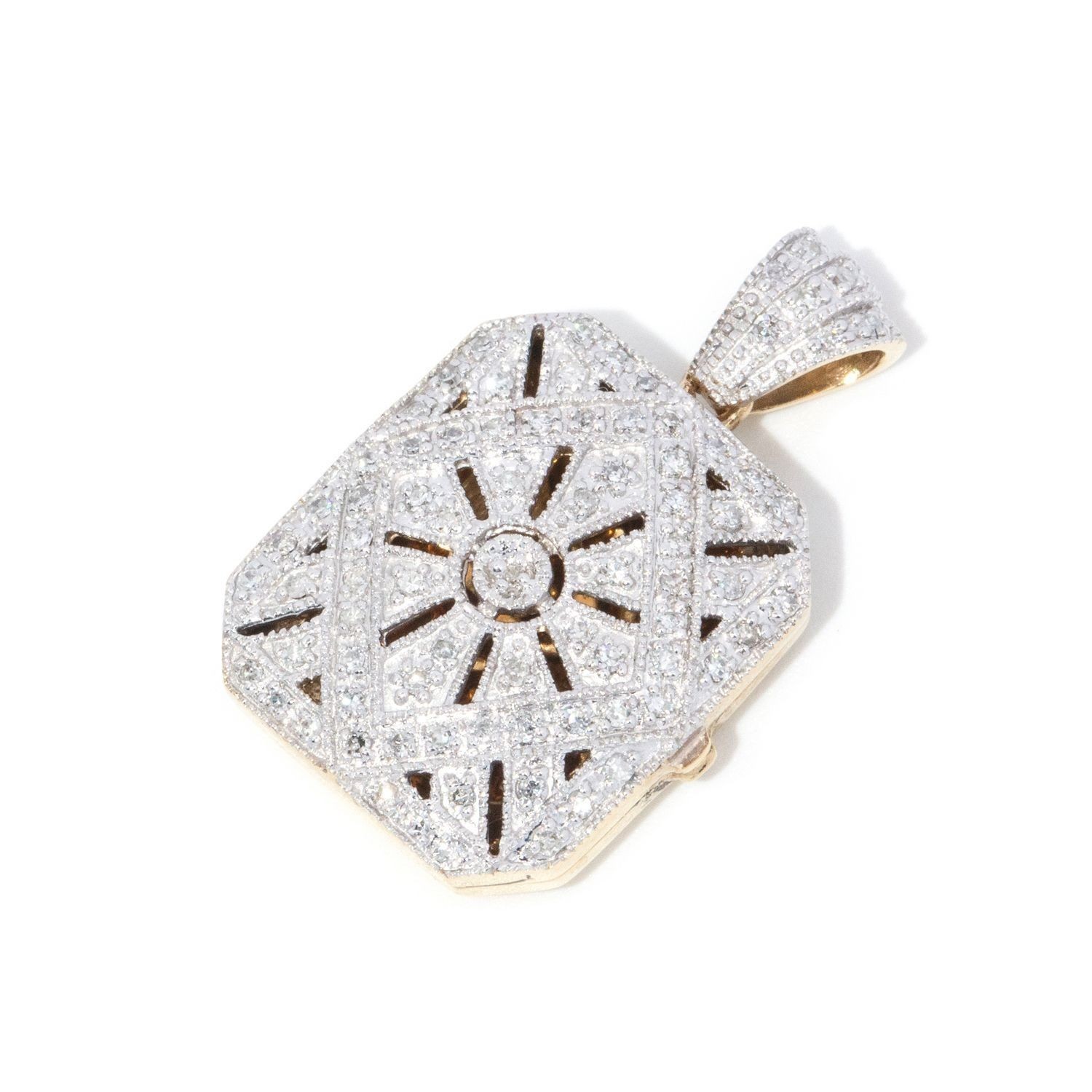 9ct Diamond Locket