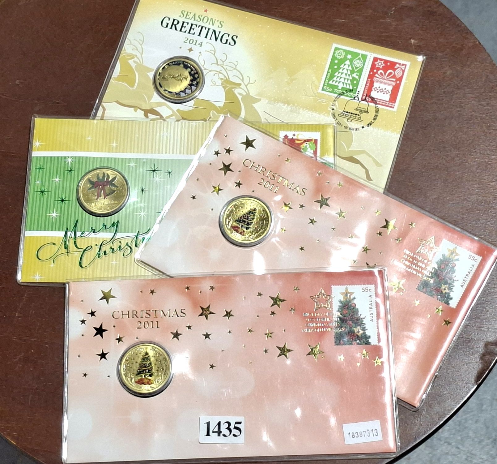 1435 · COLLECTION OF CHRISTMAS COINS