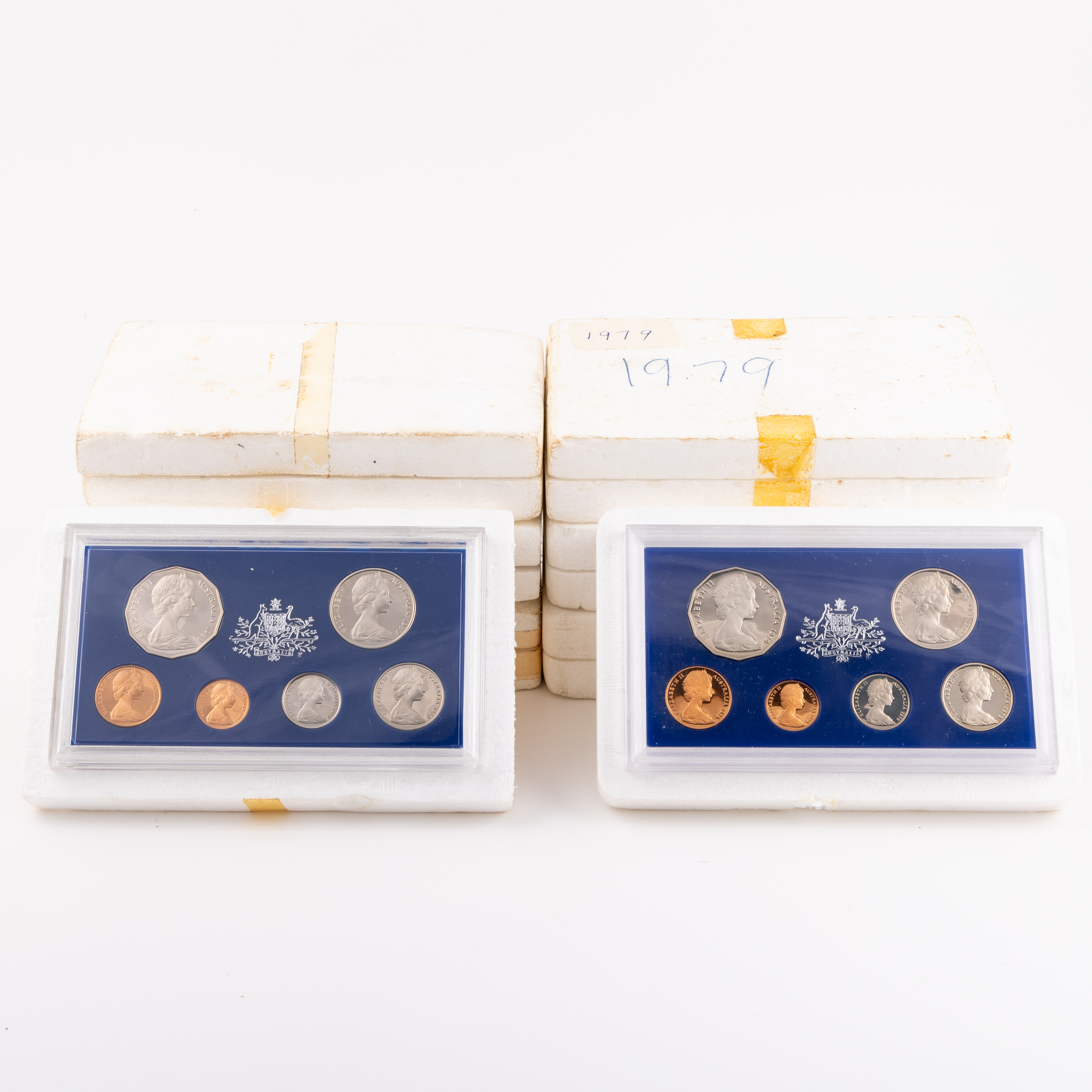 Elizabeth II, One Cent - Fifty Cents, 1979 - 1980, FDC