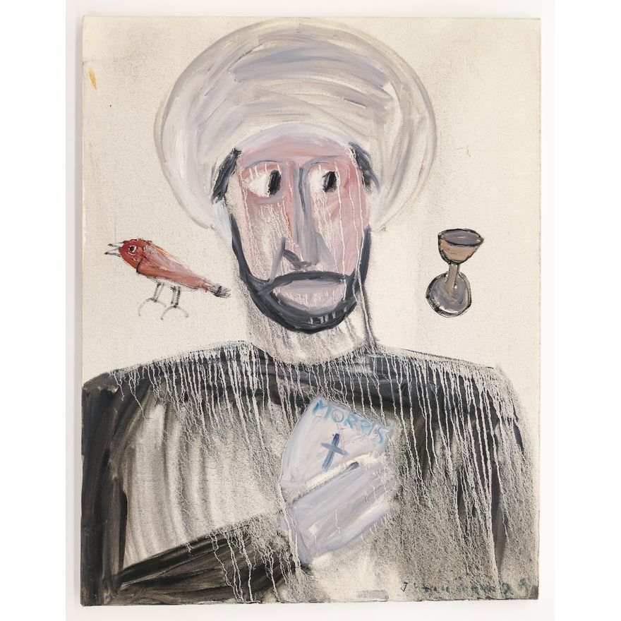 Jay Steensma ''Morris'' Signed Oil on Canvas 28''x22''