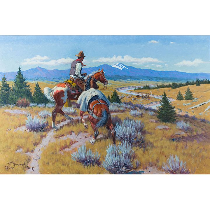 John Wade Hampton (1918-2000), I Ride Old Paint