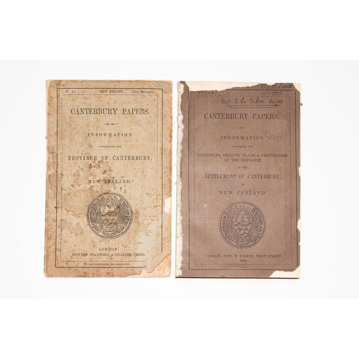 CANTERBURY PAPERS. N0. 1-8 - Information Concerning the Principles, Objects, Plans…