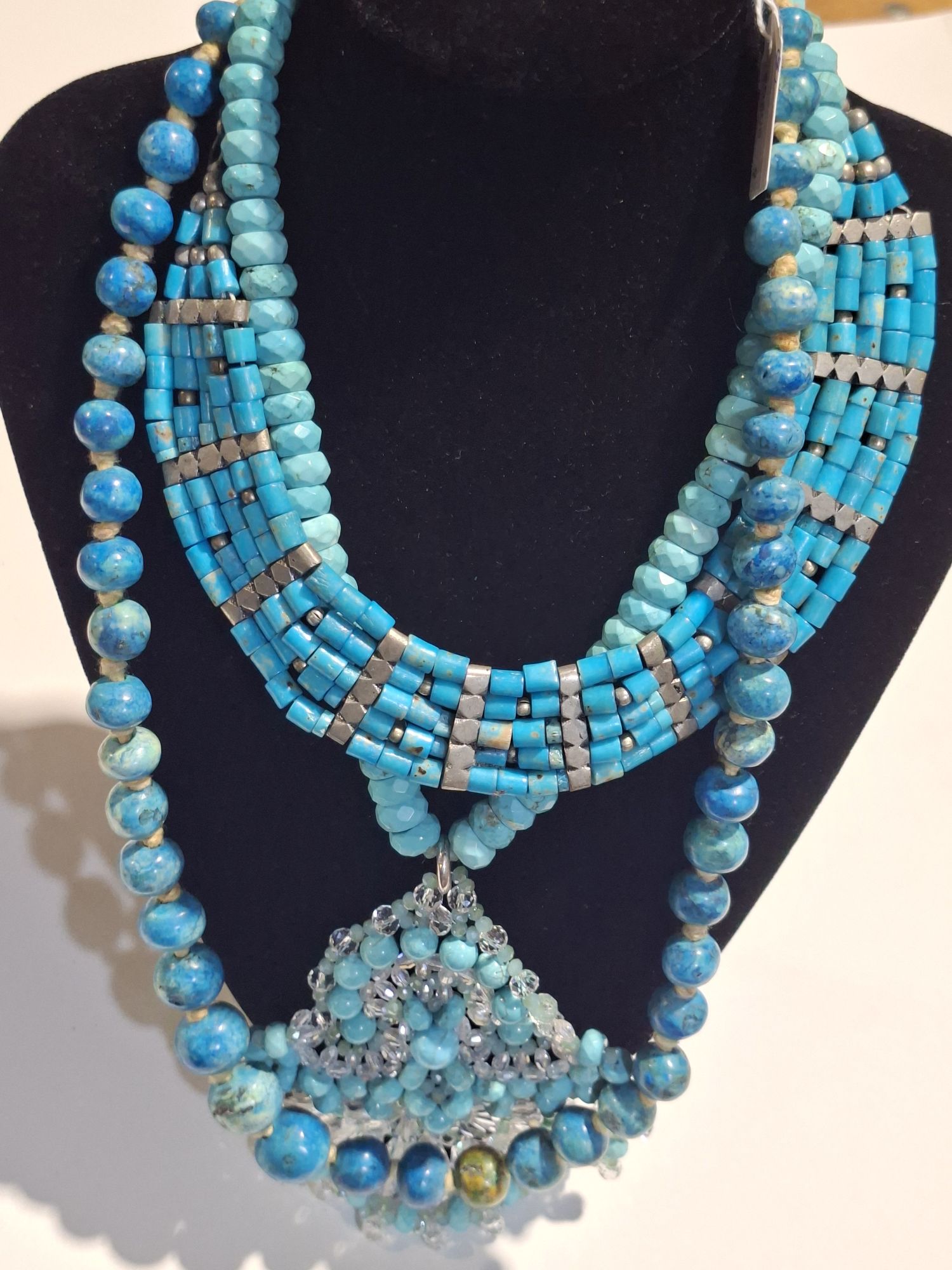 Three Turquoise Coloured Necklaces