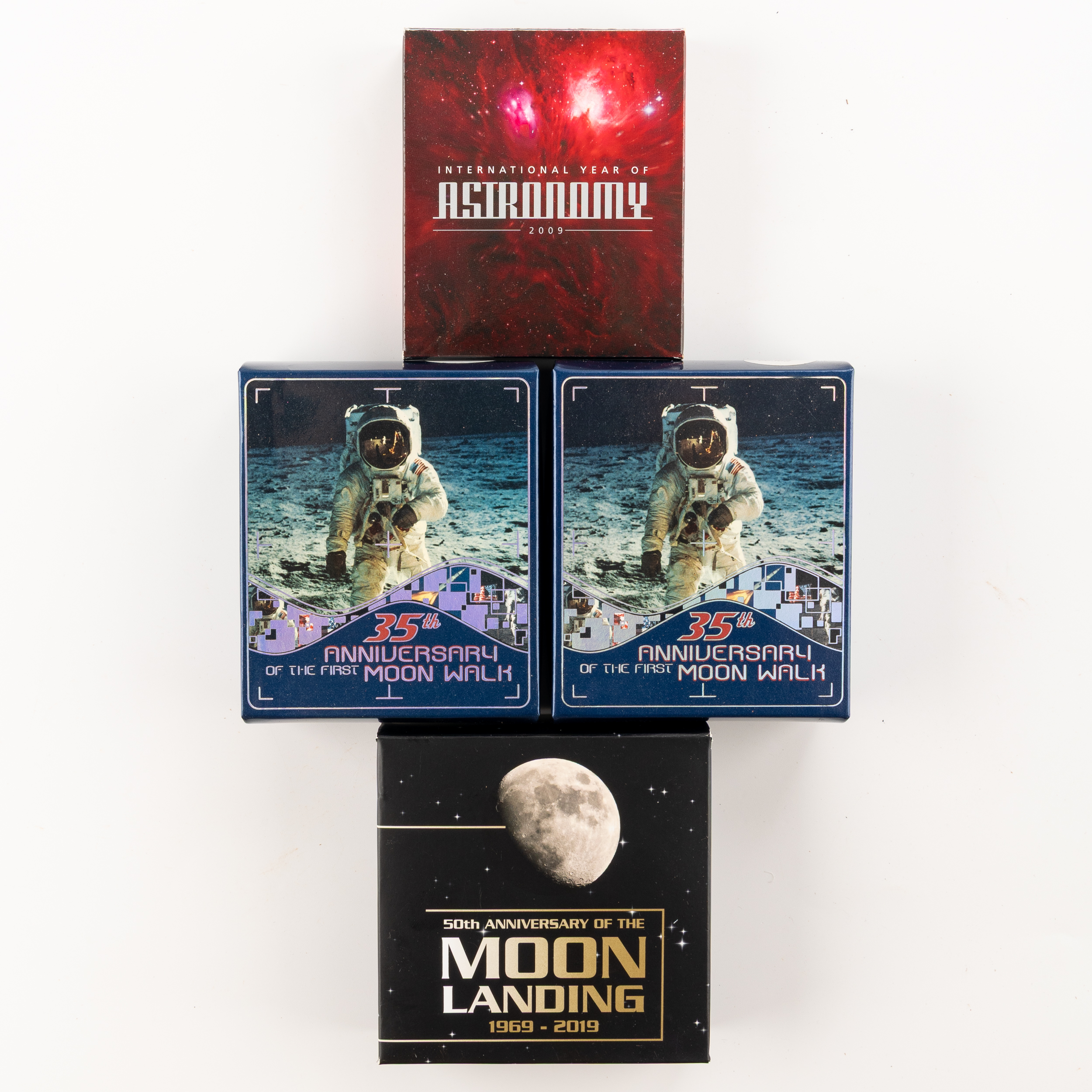 Space Themed Silver Proof Coins, 2004 - 2019, FDC