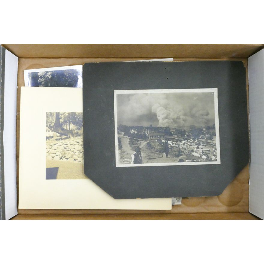 Box Antique Albumen Photos etc.