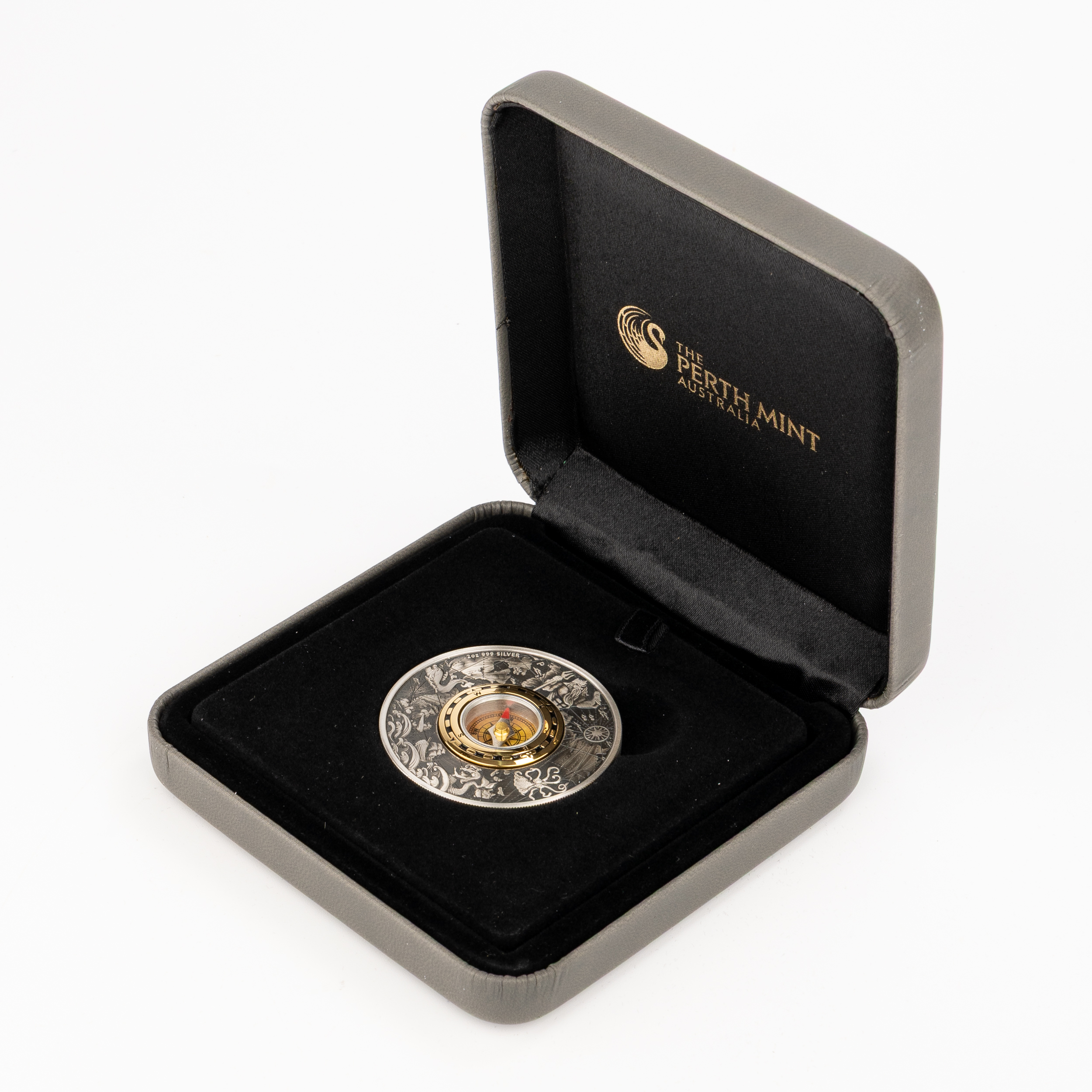 Tuvalu, Elizabeth II, Perth Mint - Compass, Two Dollars, 2017, UNC