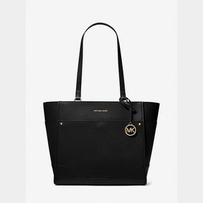 MICHAEL KORS HARRISON LARGE LEATHER TOTE BAG BLACK - 51230/15911