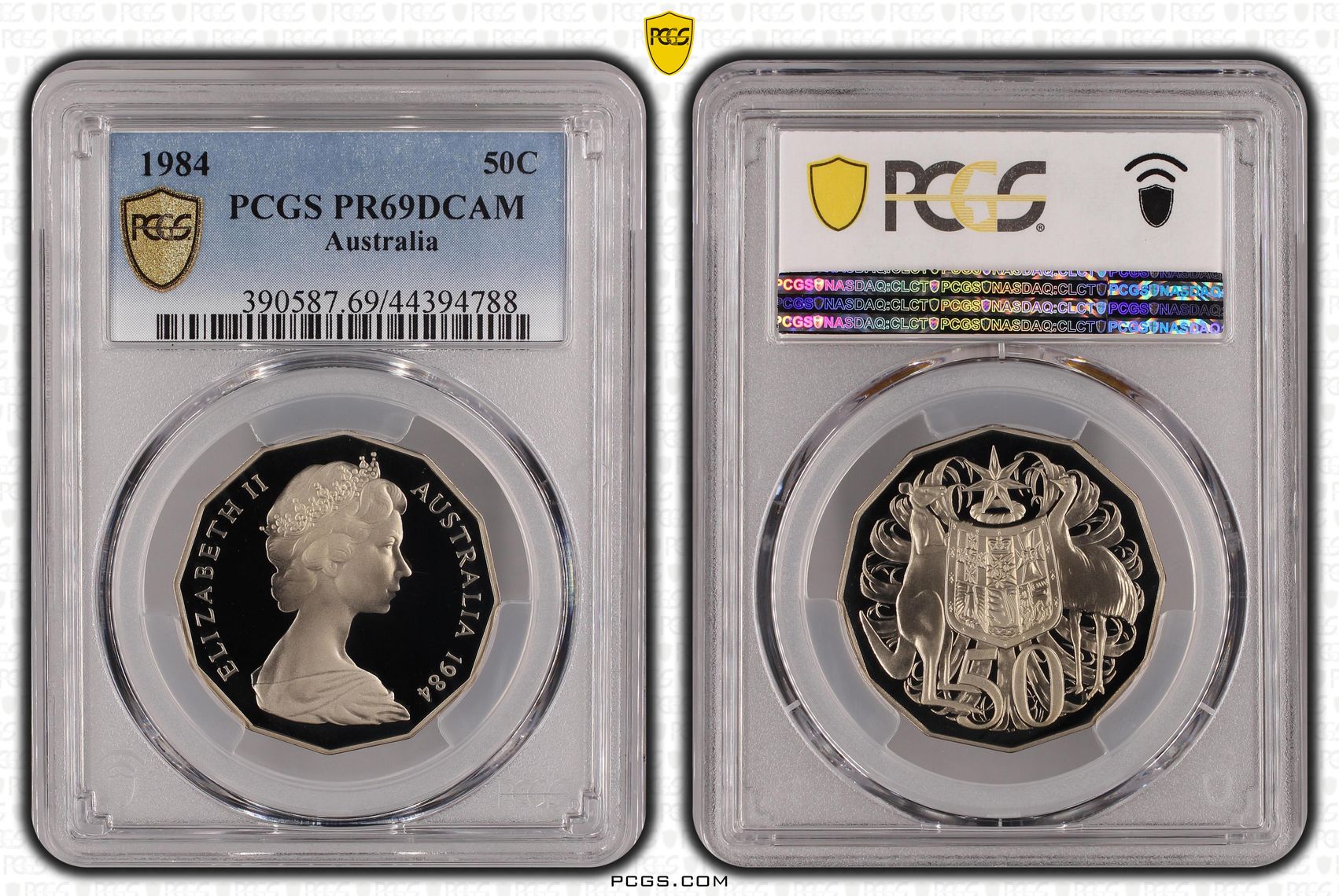 Fifty Cent, 1984, PCGS PR69DCAM