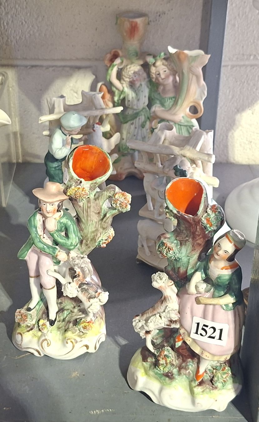 Figural Ceramic Grouping