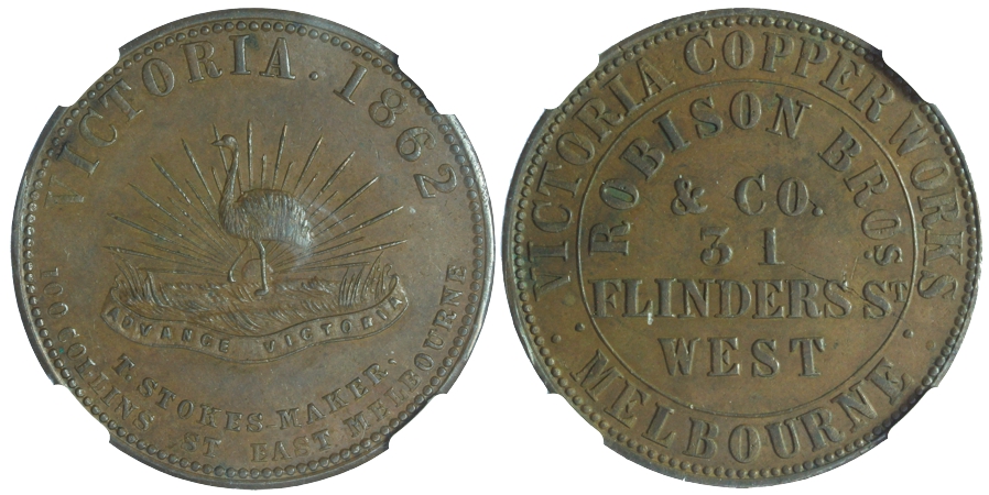 Robinson Brothers 1862 1d