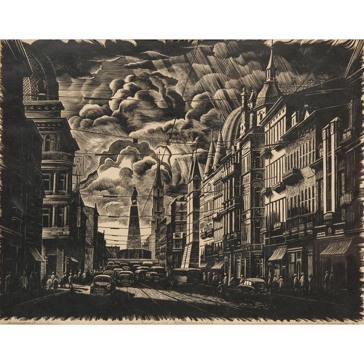 Teofil Jóźwiak | Łódź - Piotrkowska, 1962 r.