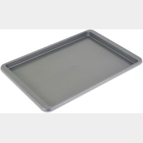 KITCHENAID - NONSTICK ALUMINIZED STEEL BAKING SHEET (CONTOUR SILVE, 13"X18"). BLUE