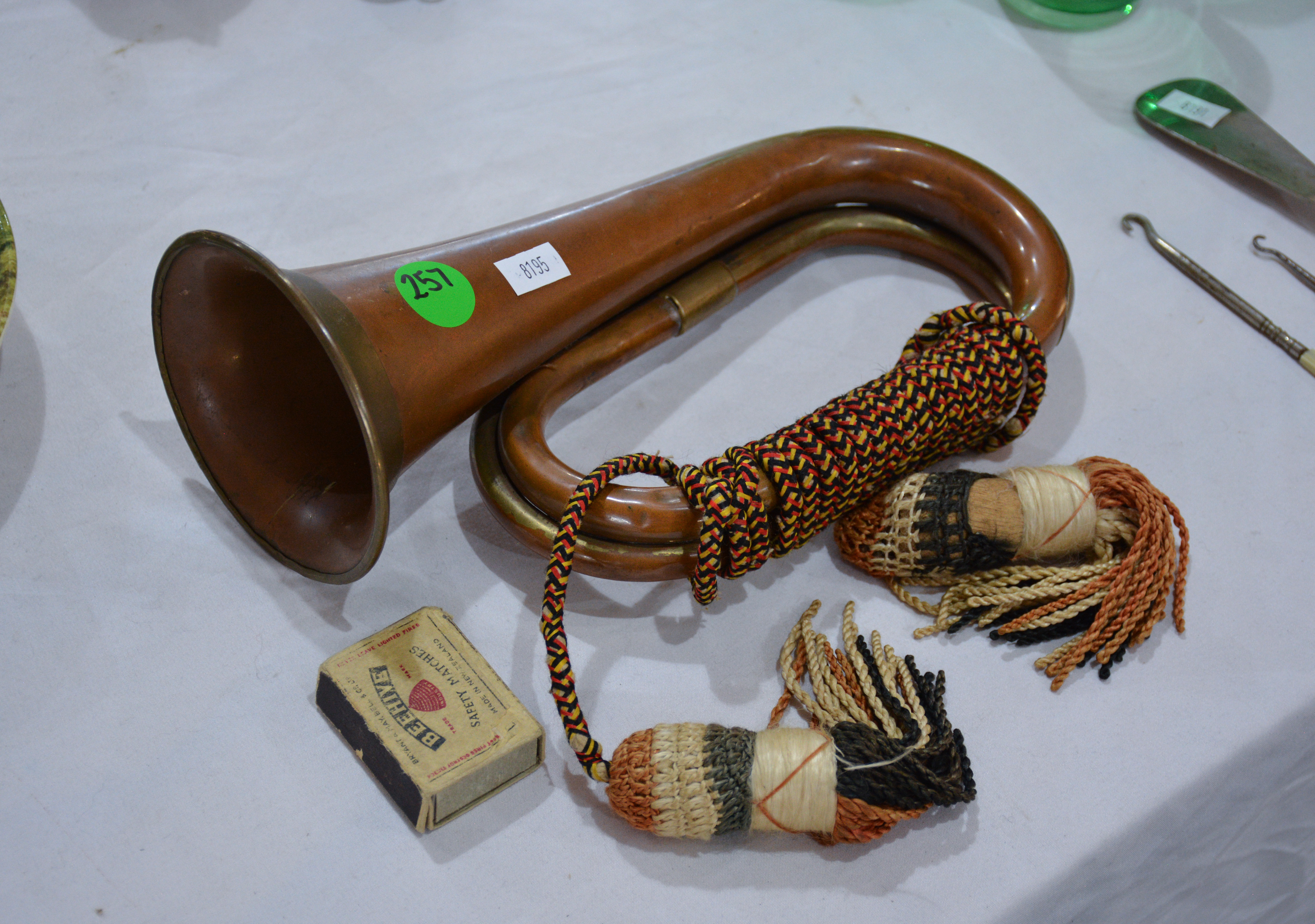 Vintage Copper and Brass Hunting/Command Horn — sold at auction in New Zealand for $50