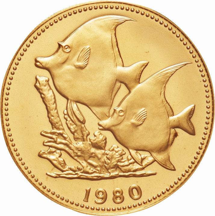 1980年度ベリーゼ共和国100ドル金貨〈ラン〉プルーフ金貨 - 旧貨幣/金貨/銀貨/記念硬貨