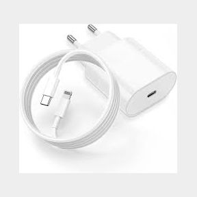20W PD Fast Charger For iPhone with USB-C to Lightning Cable - 20W PD Fast Charger For iPhone - Q-PD6-51748/7012 SN B2 (S3)