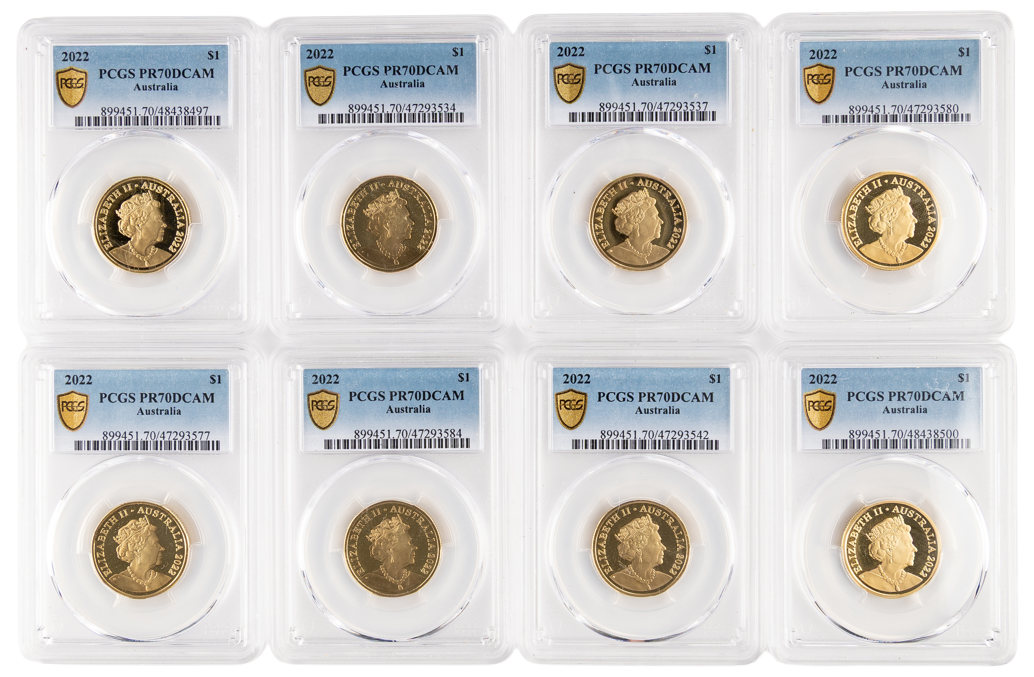 8x, One Dollar, 2022, PCGS PR70DCAM