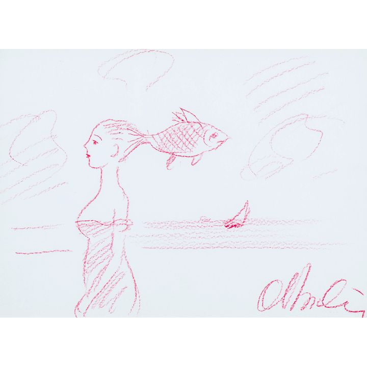 Rafał Olbiński | Na plaży, 2005