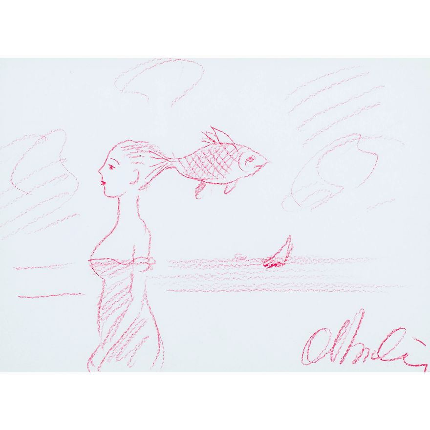 Rafał Olbiński | Na plaży, 2005