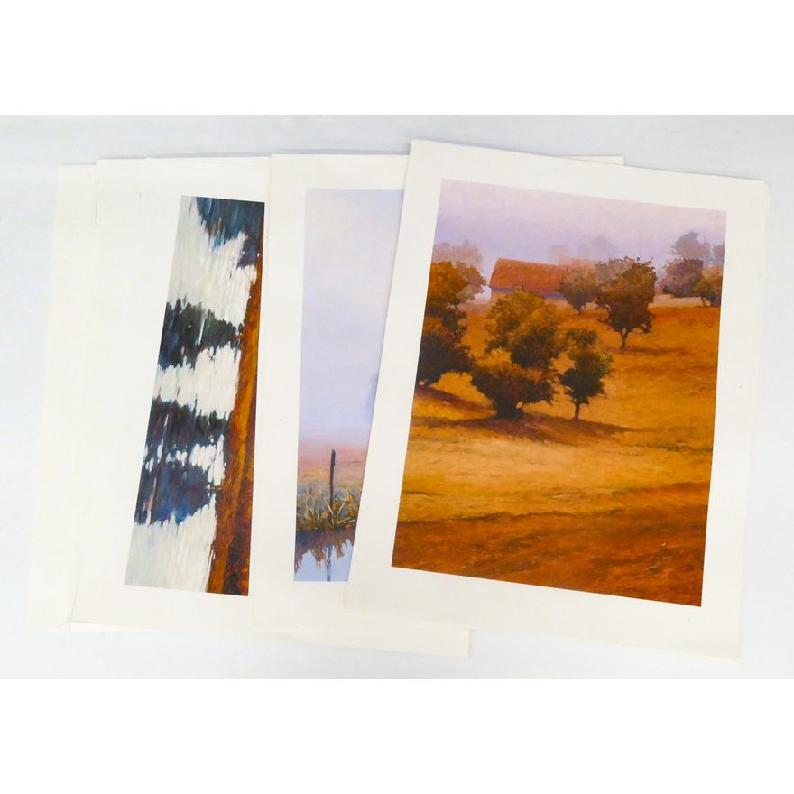 22pc Kent Lovelace Tree, Field & Water Scene Lithographs.
