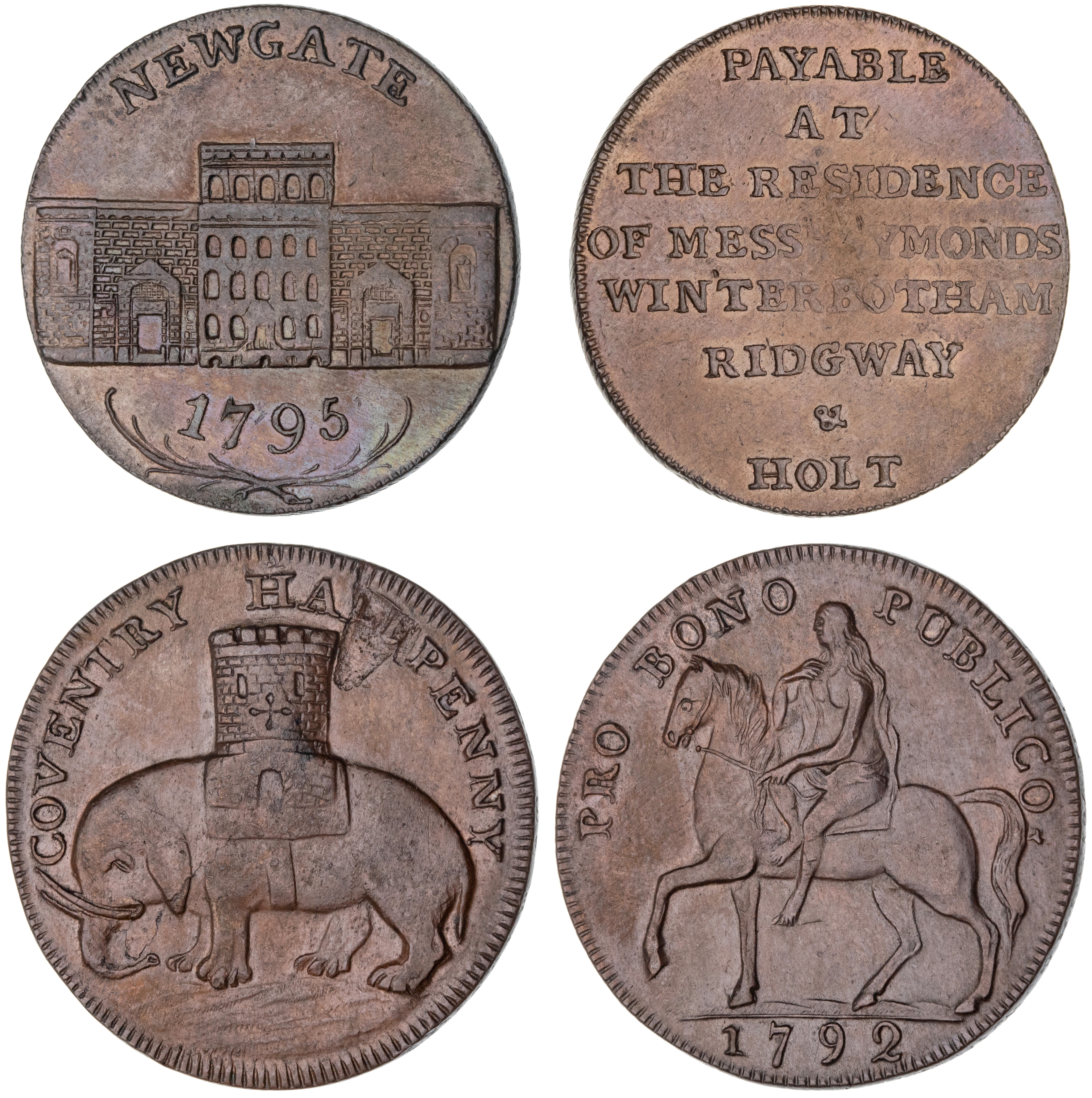 Great Britain, Halfpenny, 1792, aUNC