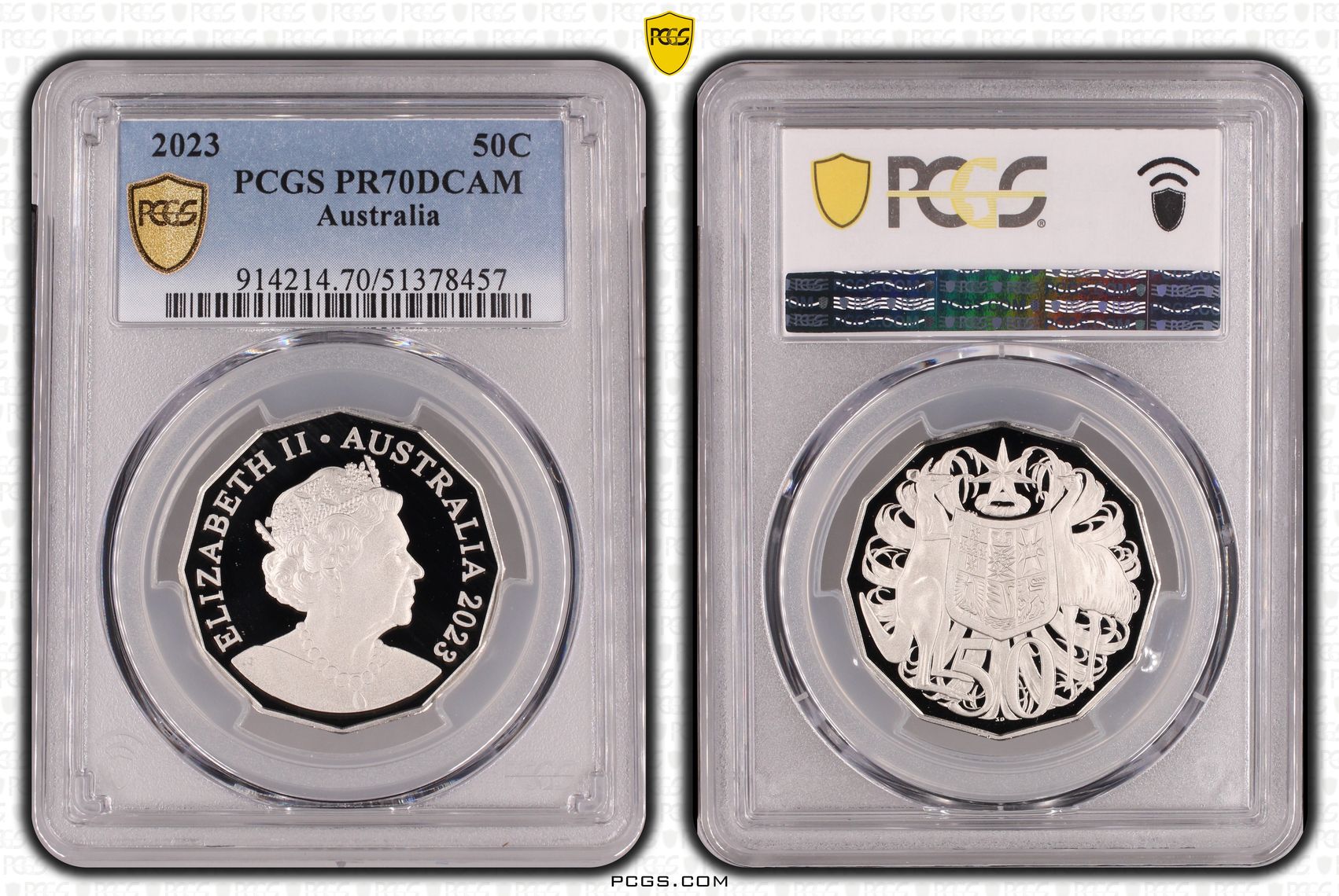 Fifty Cent, 2023, PCGS PR70DCAM