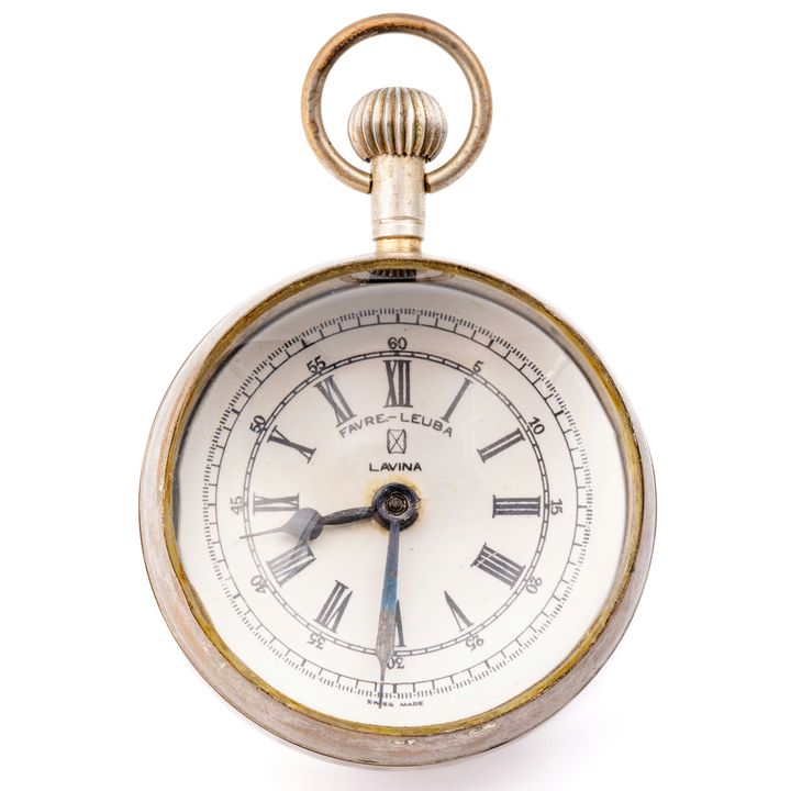 Lavina Glass & Steel Ball Clock 50mm,