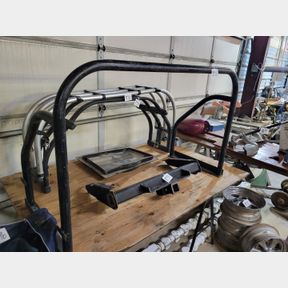 Small frame pick up behind the cab pipe utility frame