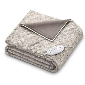 Beurer Cozy Heated Over Blanket HD 75 Nordic New Light Grey Defective|