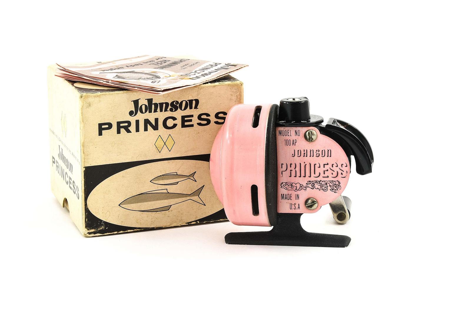 Johnson Pink Princess Reel & Rare Box