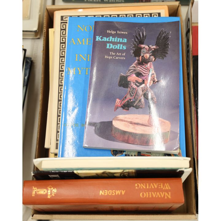 Box 10pc Indian Art and Weaving Books