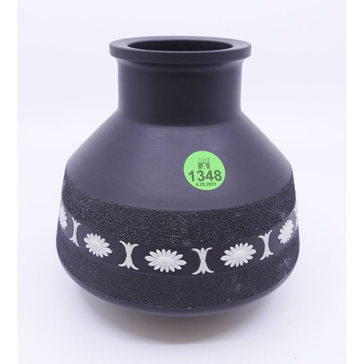 Wedgwood Peter Wall Black Flower & Pillar Vase