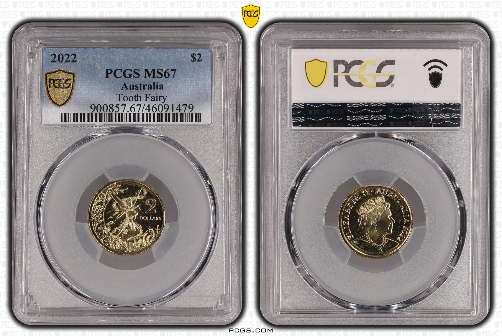 Tooth Fairy, Two Dollar, 2022, PCGS MS67