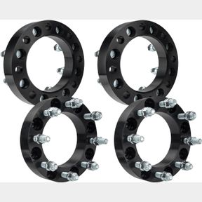 TORCHBEAM 8X170 TO 8X6.5 LUG CENTRIC WHEEL ADAPTERS 1.5 INCH WITH M14X1.5 THREAD PITCH,130MM HUB BORE,4PCS ADAPTERS FOR F-3-50 SUP