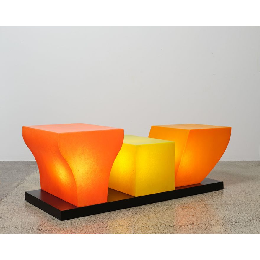 Johanna Grawunder (America, 1961 - ) for Design Gallery, Milano - Triple Lightbox Coffee Table