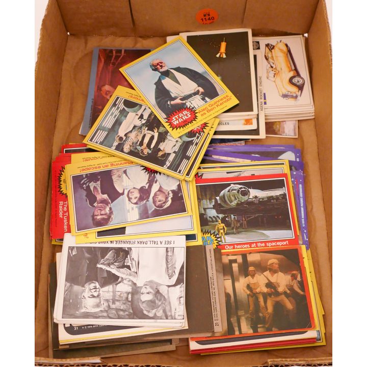 Box 159pc 1970's Star Wars Character Cards