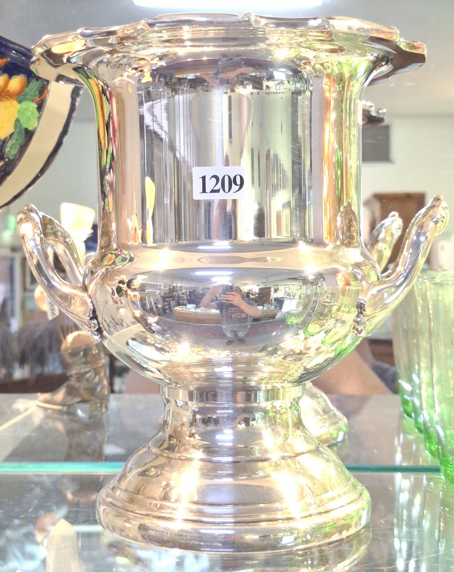 1209 · SILVERPLATE CHAMPAGNE BUCKET