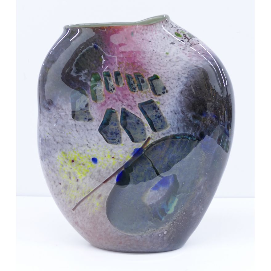 William Morris ''Stone Vessel'' 1984 Glass