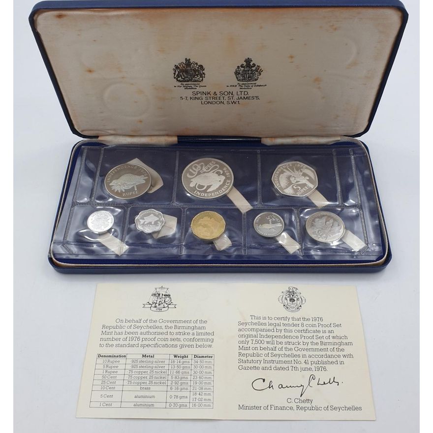Seychelles Proof Coin Set