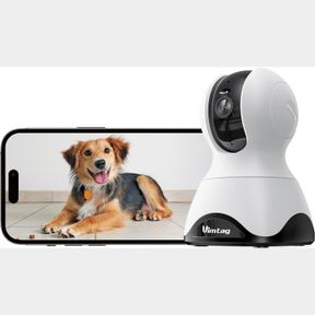 VIMTAG 2.5K INDOOR CAMERAS FOR HOME SECURITY WITH 5G/2.4G WIFI, 360 PAN/TILT PET CAMERA WITH PHONE APP, BABY MONITOR, NIGHT VISION