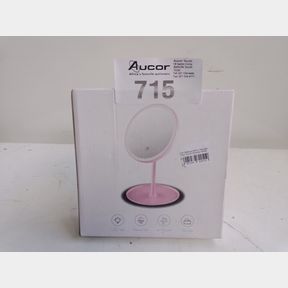 LED MAKEUP MIRROR STORAGE TRAY TOUCH DIMMER-WHITE