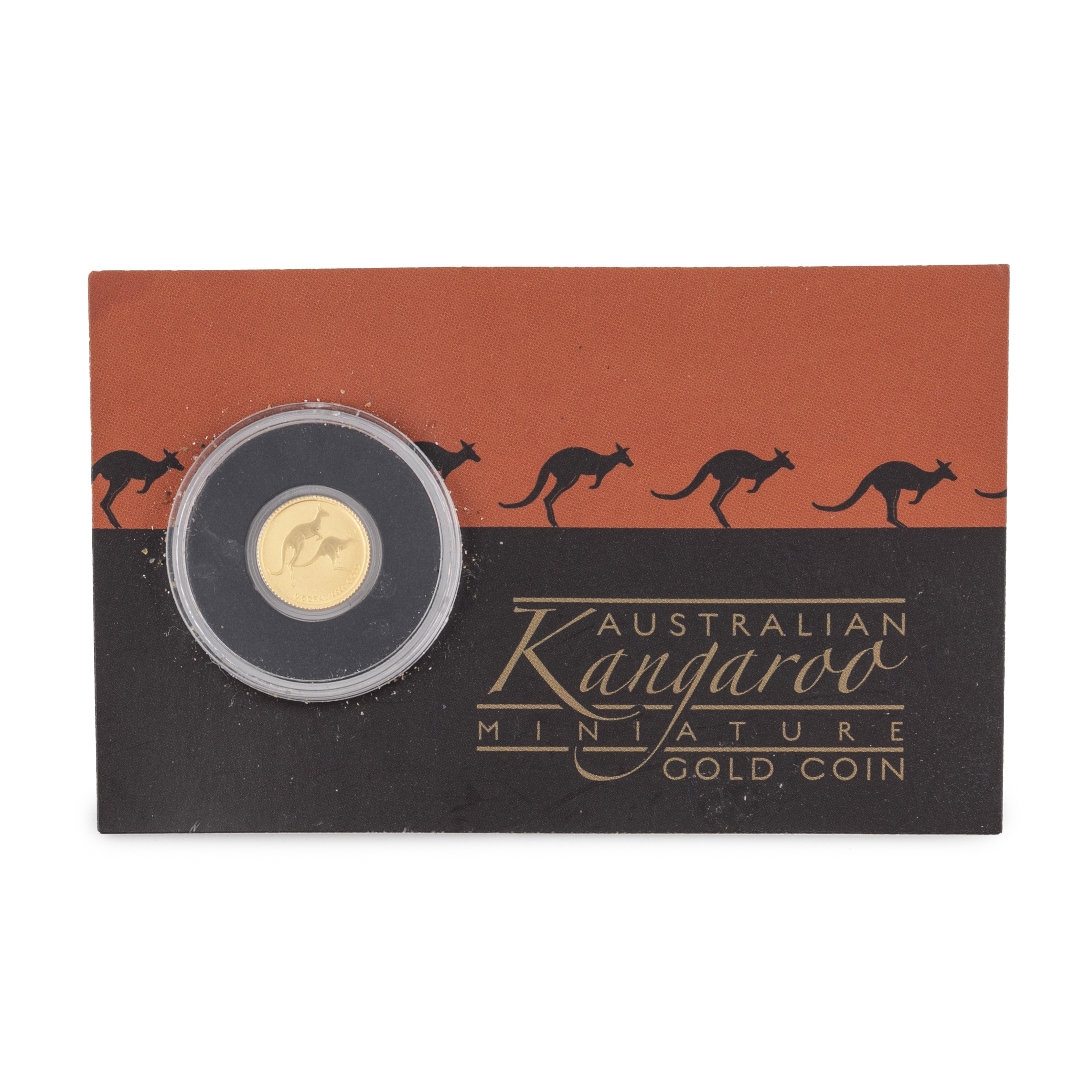 43 · Elizabeth II, 0.5g Gold Mini Proof Kangaroo, Two Dollar, 2018,  FDC