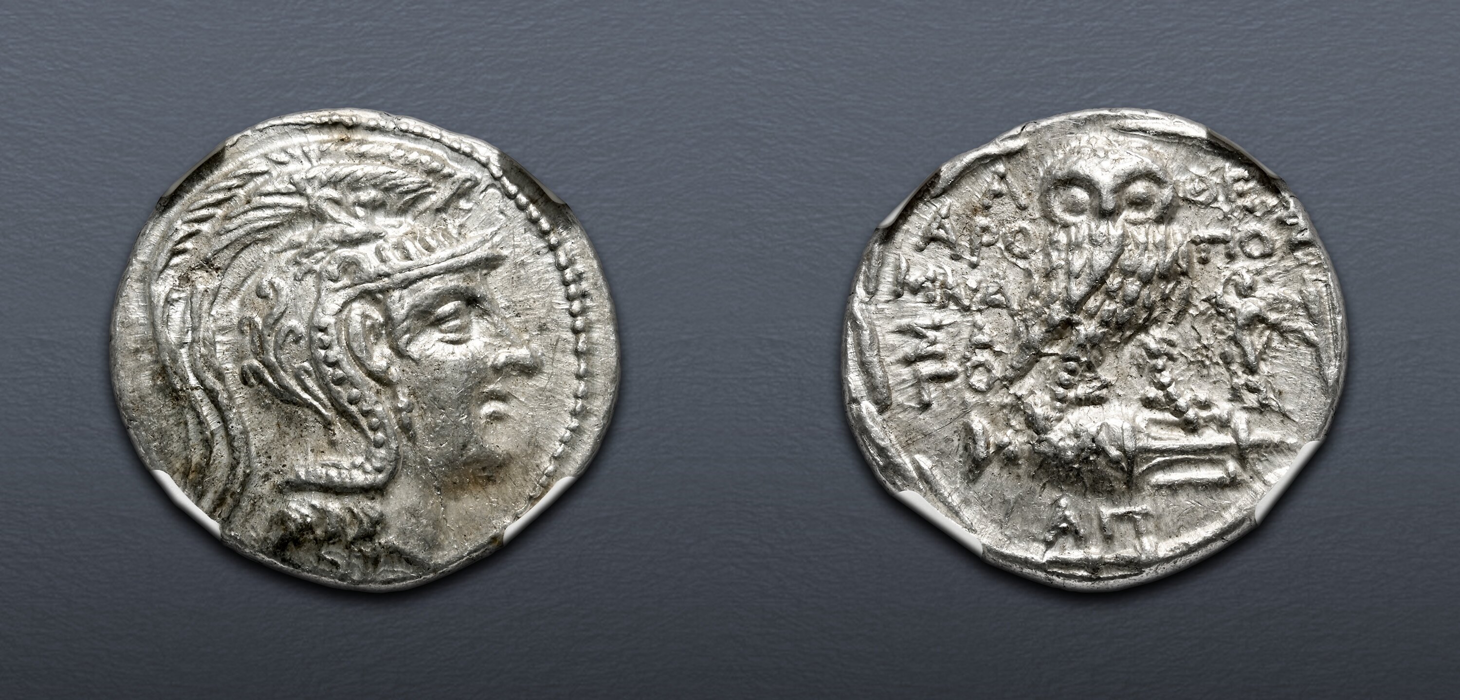 ATTICA, Athens. Circa 165-42 BC. AR Tetradrachm (29mm, 16.43 g, 12h ...