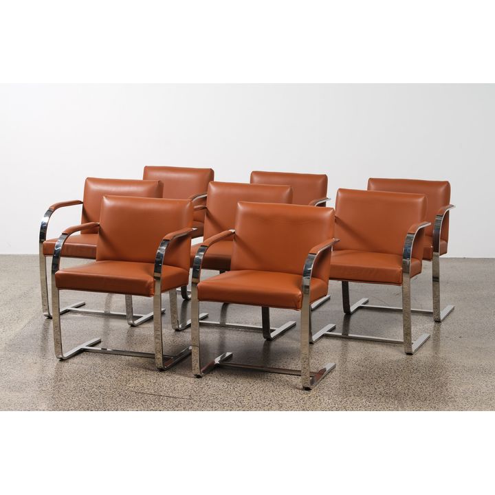 Mies van der Rohe (designer) - A set of eight ‘Brno’ (Model MR 50) chairs