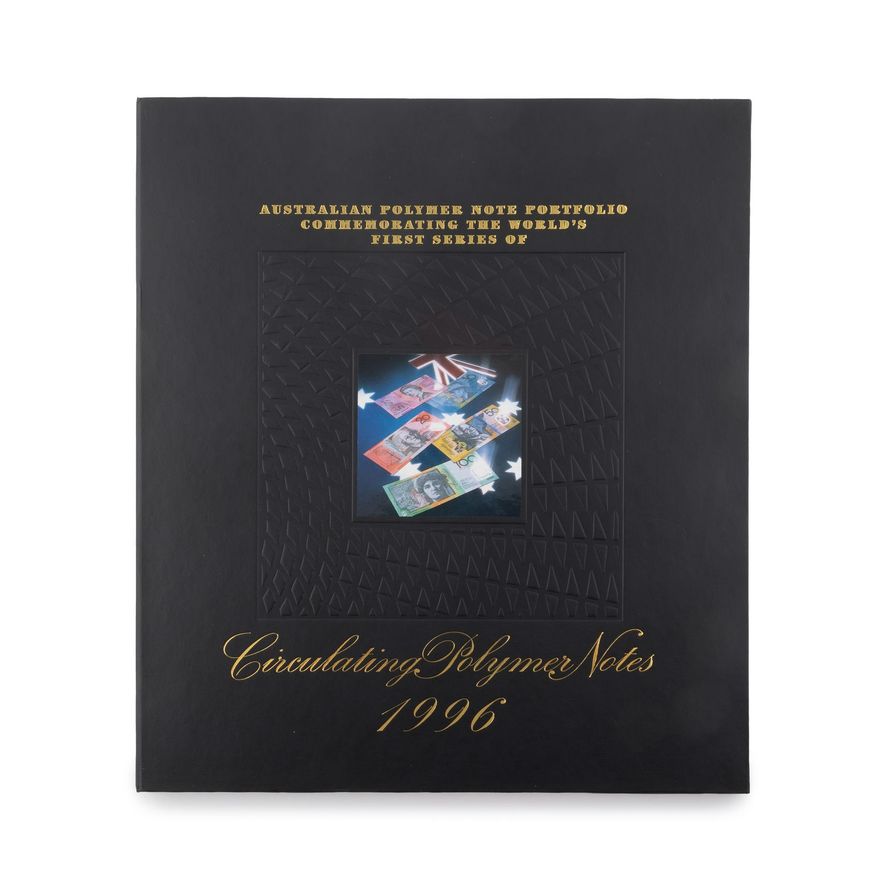 World's First Polymer Notes Portfolio, Five Dollars - One Hundred Dollars, 1996,  UNC