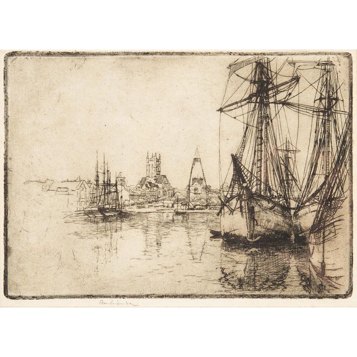 Józef Pankiewicz | Port w Fécamp, 1907 r.