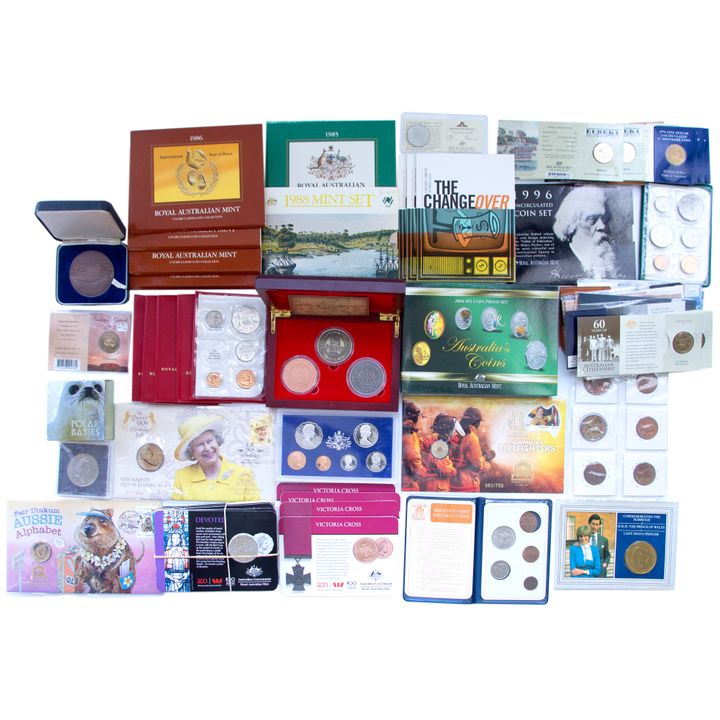 Accumulation, Mint & Proof Sets, Commemorative Dollars, UNC