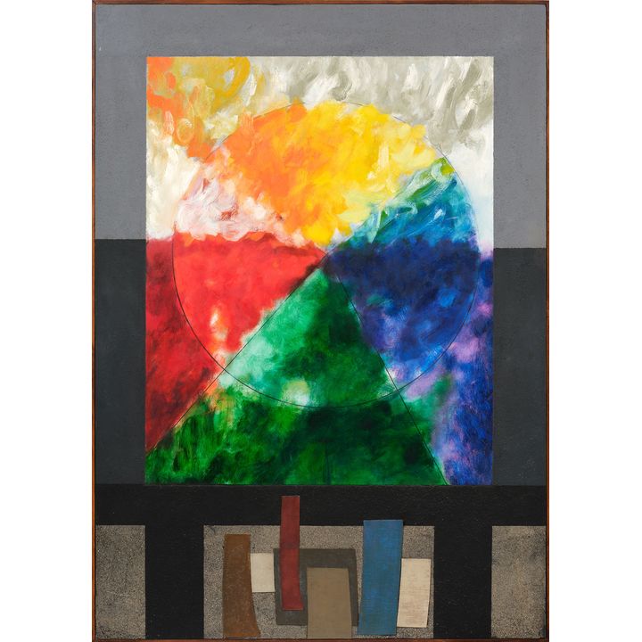 Milan Mrkusich 'Chromatic Circle 62-64'