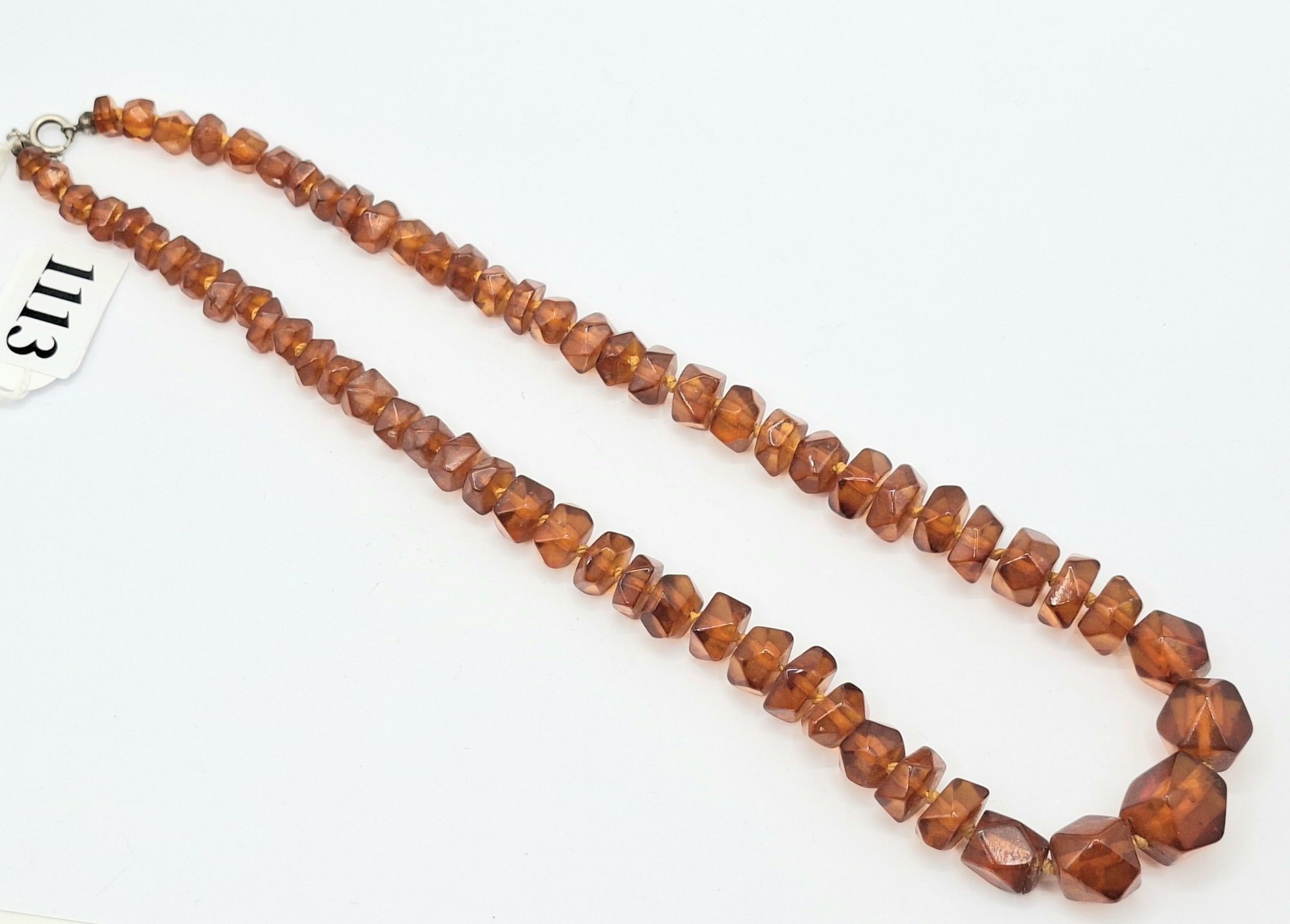 Amber Beaded Necklace